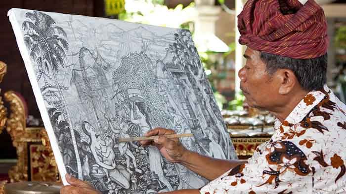 good-day-bali-tour-bali-driver-307-painting-batuan-skect-souvenir